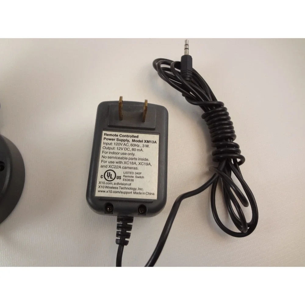 XC18A Wireless Color Camera 2.4GHz, XM13A Power Supply - Tested & Working